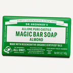 Almond Pure-Castile Bar Soap Natural Hand Cleanser