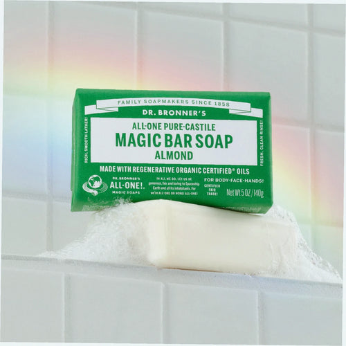 Almond Pure-Castile Bar Soap Natural Hand Cleanser