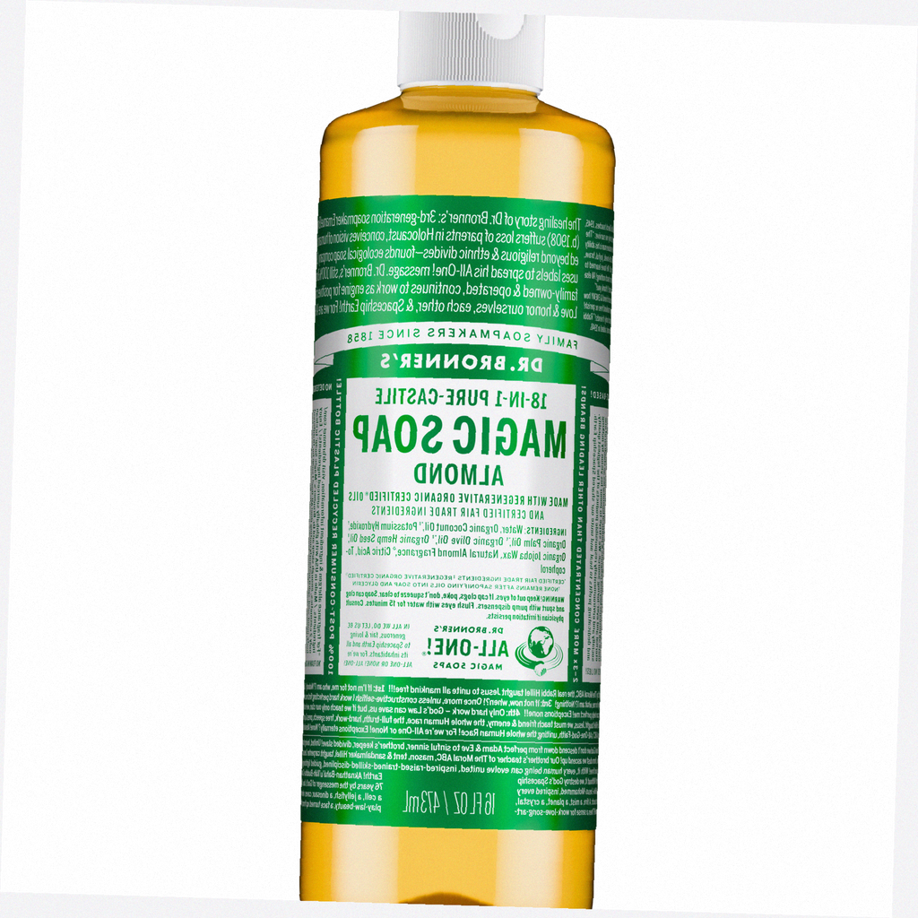Almond Pure-Castile Liquid Soap for Body & Hands