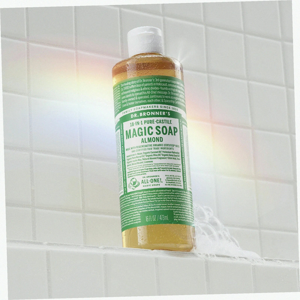 Almond Pure-Castile Liquid Soap for Body & Hands