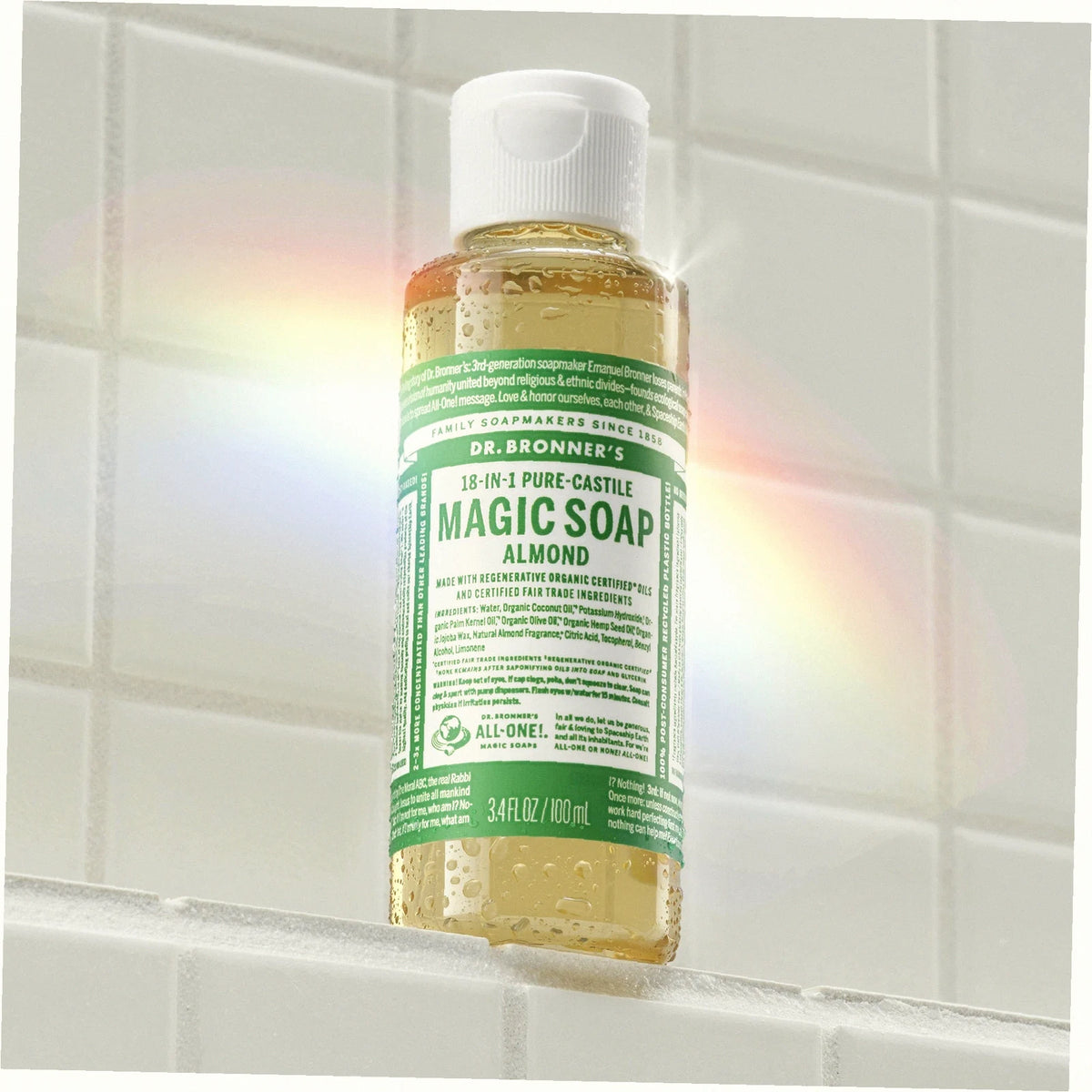 Almond Pure-Castile Liquid Soap for Body & Hands