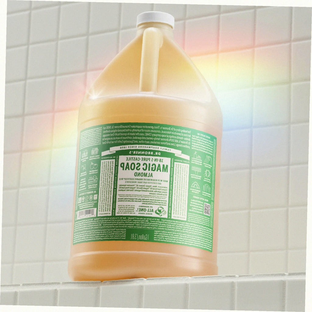 Almond Pure-Castile Liquid Soap for Body & Hands