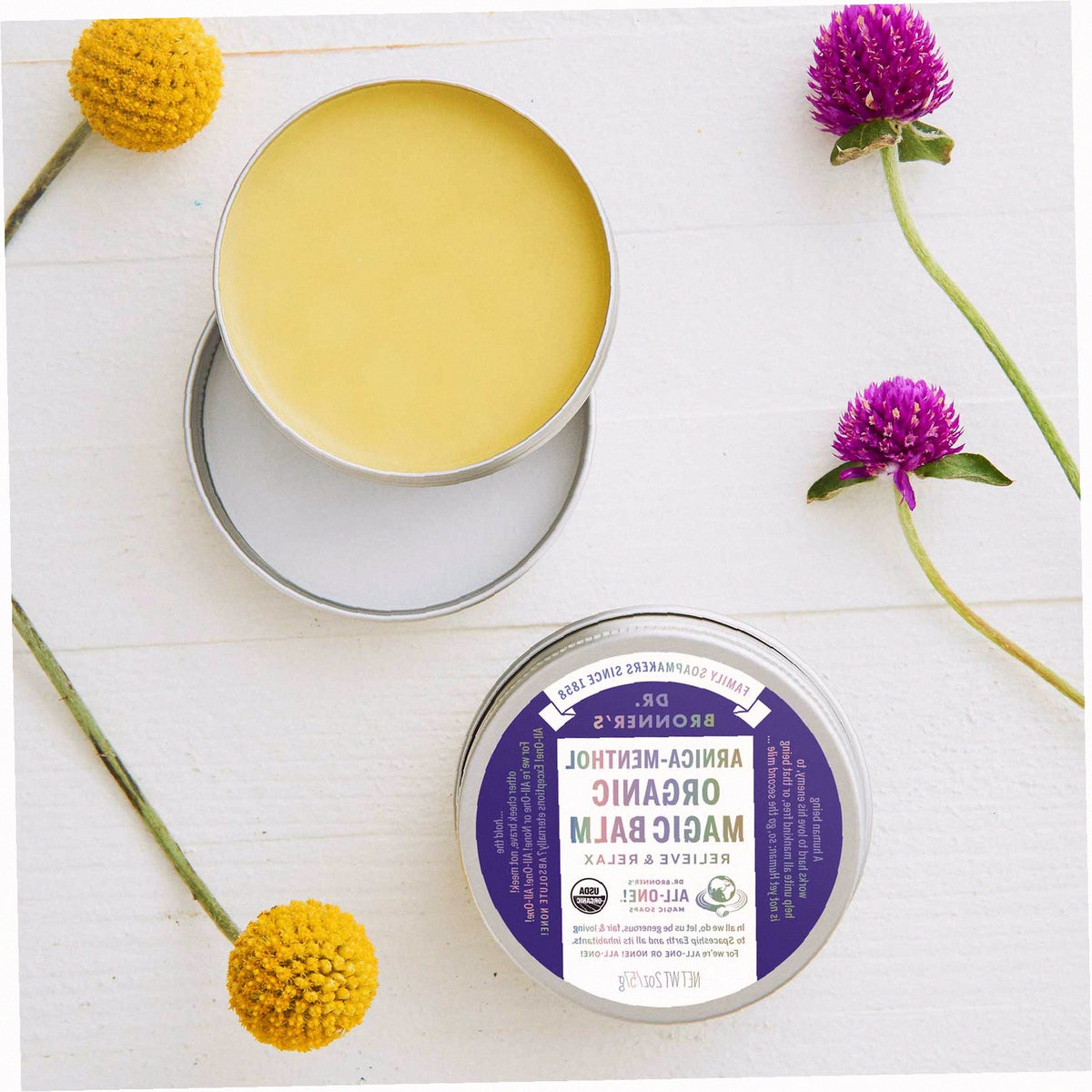 Arnica-Menthol Organic Magic Balm Skin Soothing Salve
