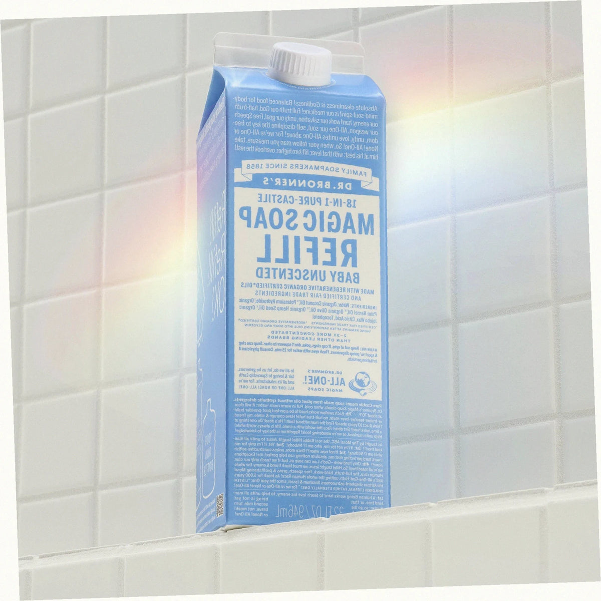 Unscented Pure-Castile Soap Refill Pouch Eco Refill
