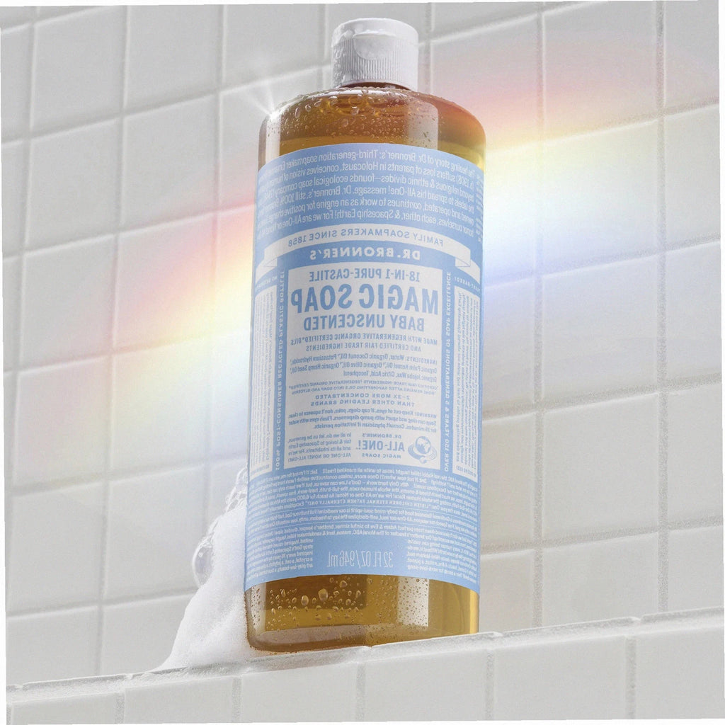 Unscented Pure-Castile Liquid Soap for Body & Hands