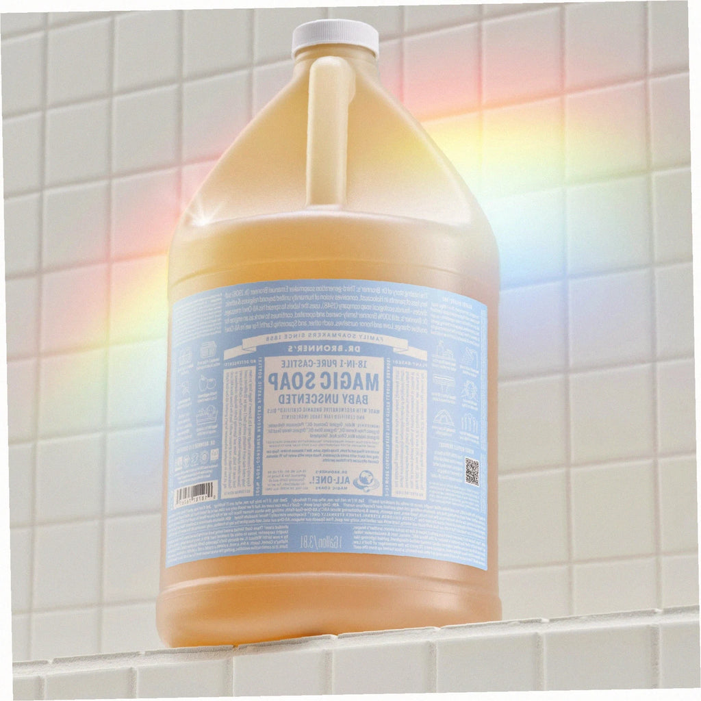 Unscented Pure-Castile Liquid Soap for Body & Hands