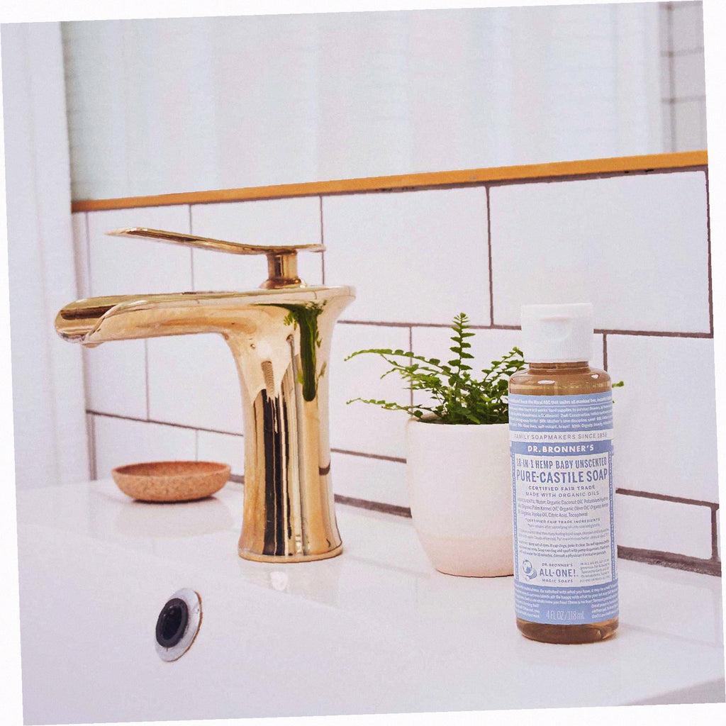 Unscented Pure-Castile Liquid Soap for Body & Hands