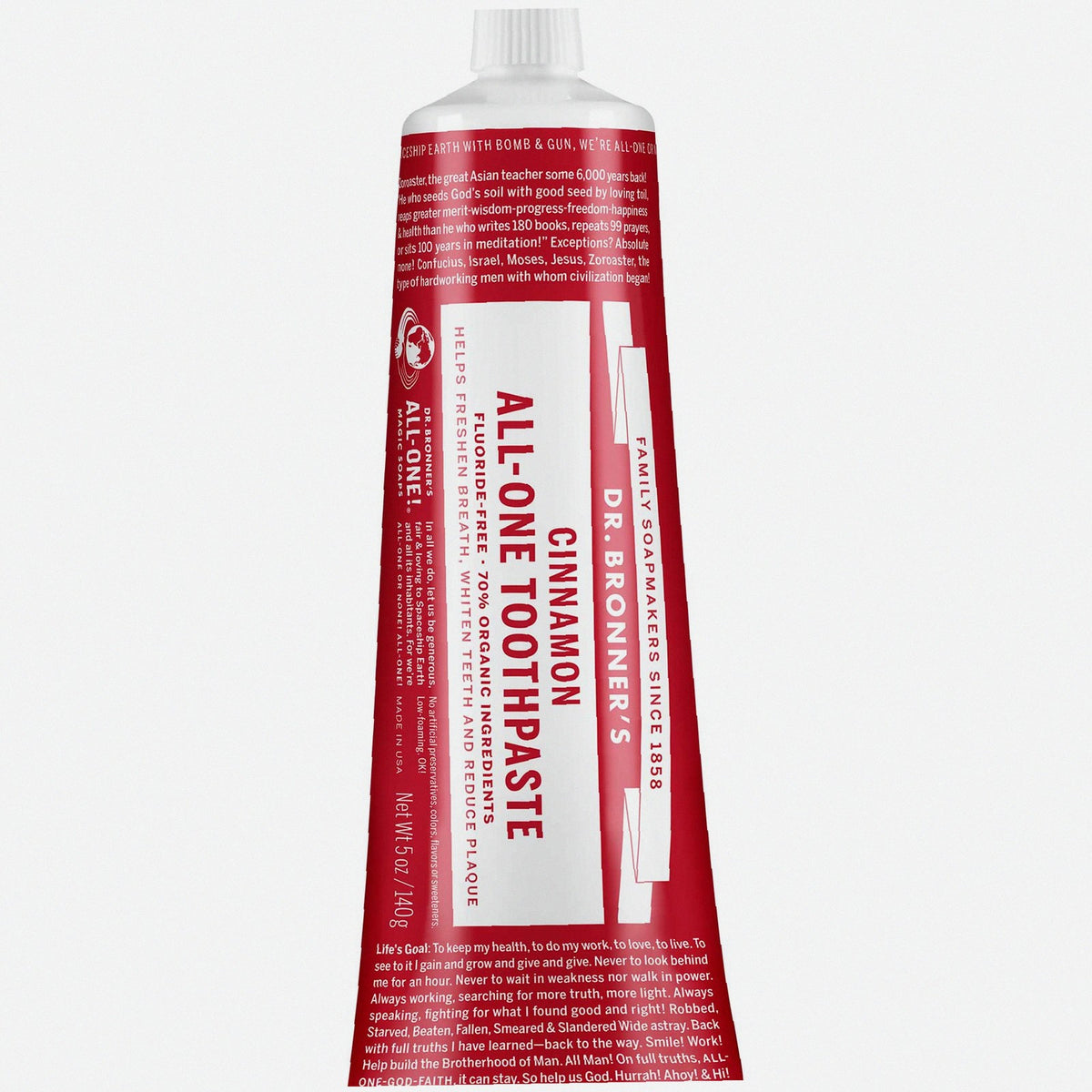 Cinnamon All-One Toothpaste Natural Fluoride Free