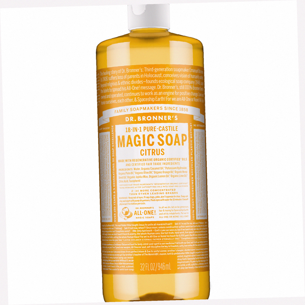 Citrus Pure-Castile Liquid Soap for Body & Hands