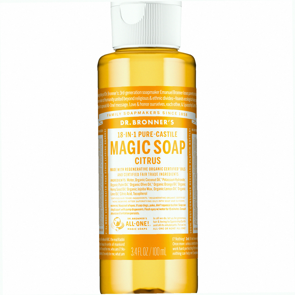Citrus Pure-Castile Liquid Soap for Body & Hands