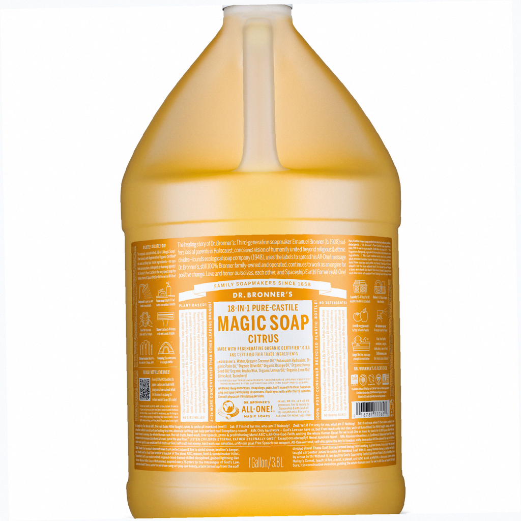 Citrus Pure-Castile Liquid Soap for Body & Hands