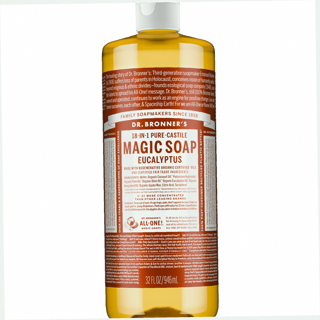 Eucalyptus Pure-Castile Liquid Soap for Body & Hands