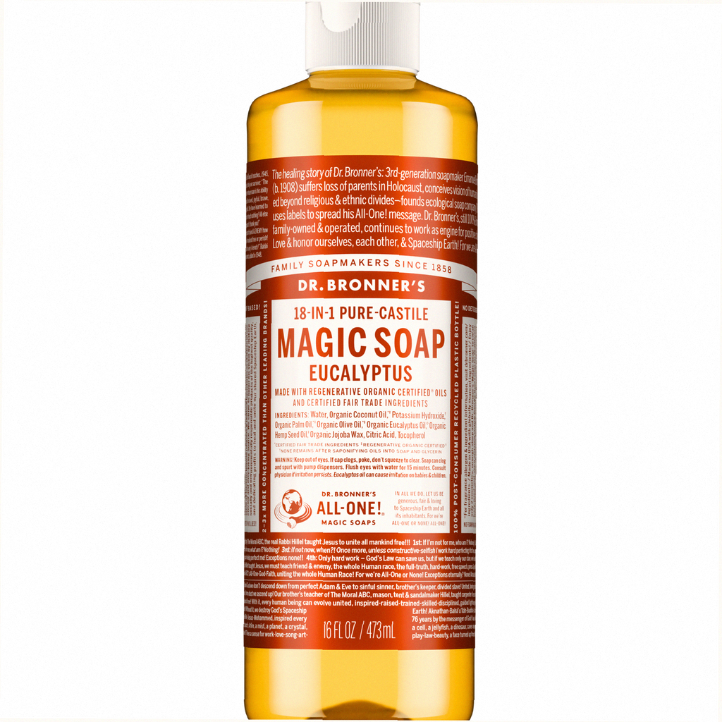 Eucalyptus Pure-Castile Liquid Soap for Body & Hands