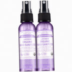 Lavender Natural Hand Sanitizer Gel 2 Pack Travel