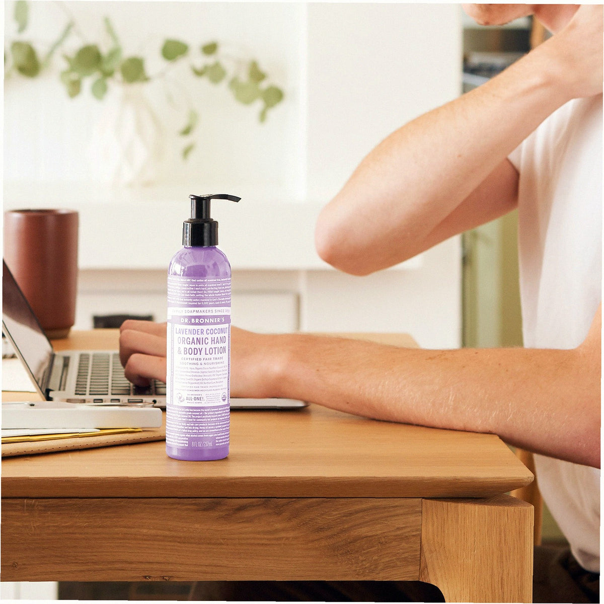 Lavender Coconut Organic Body Lotion Moisturizing Cream
