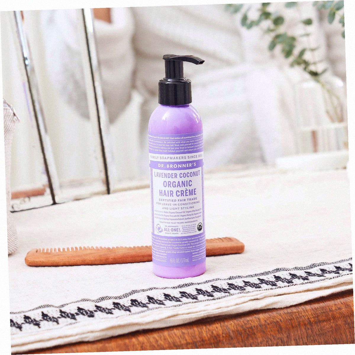 Lavender Organic Hair Creme Styling Conditioning