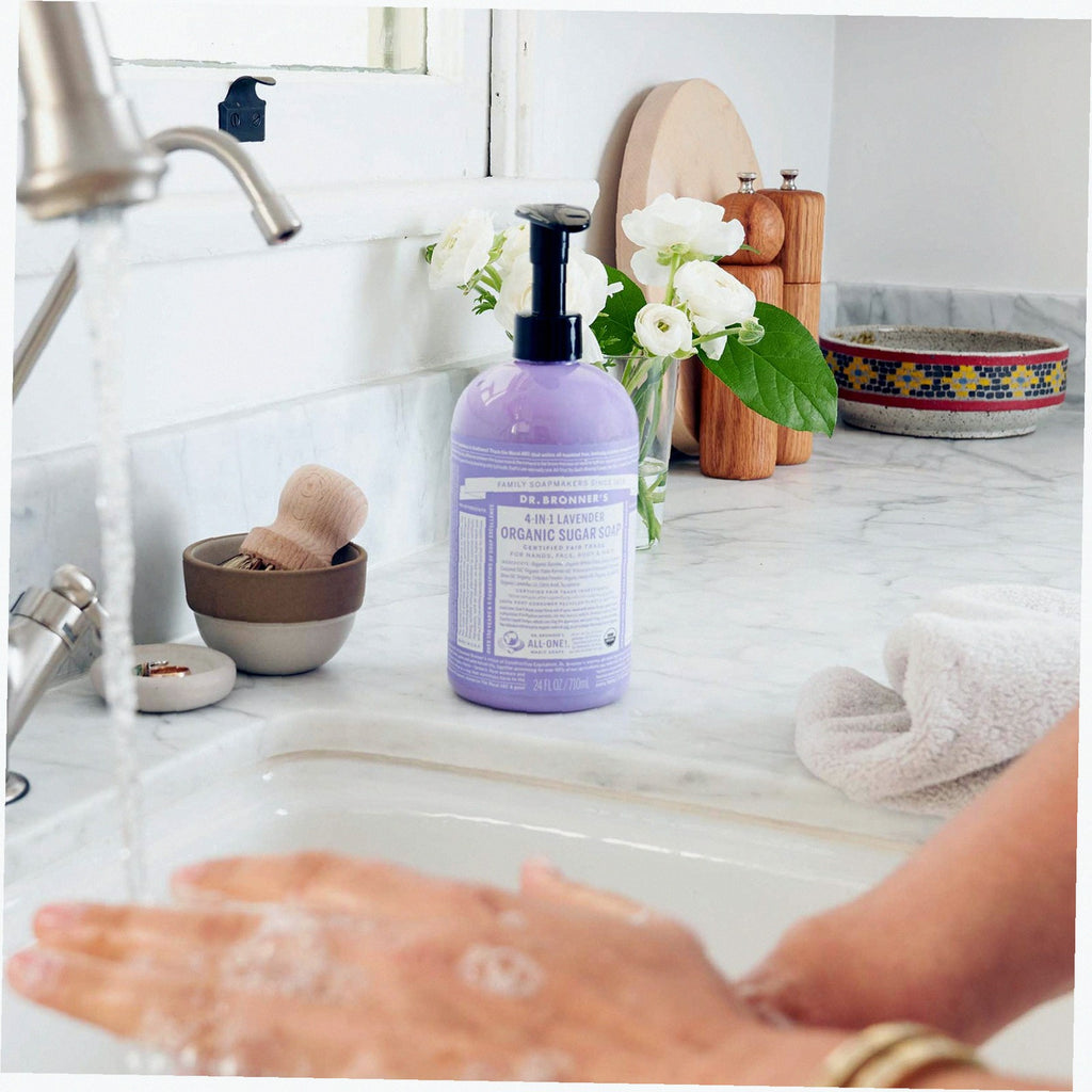 Lavender Organic Sugar Soap Creamy Body Wash