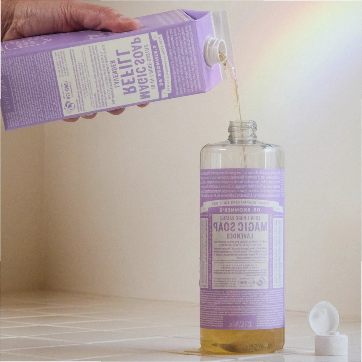 Lavender Pure-Castile Soap Refill Pouch Eco Refill