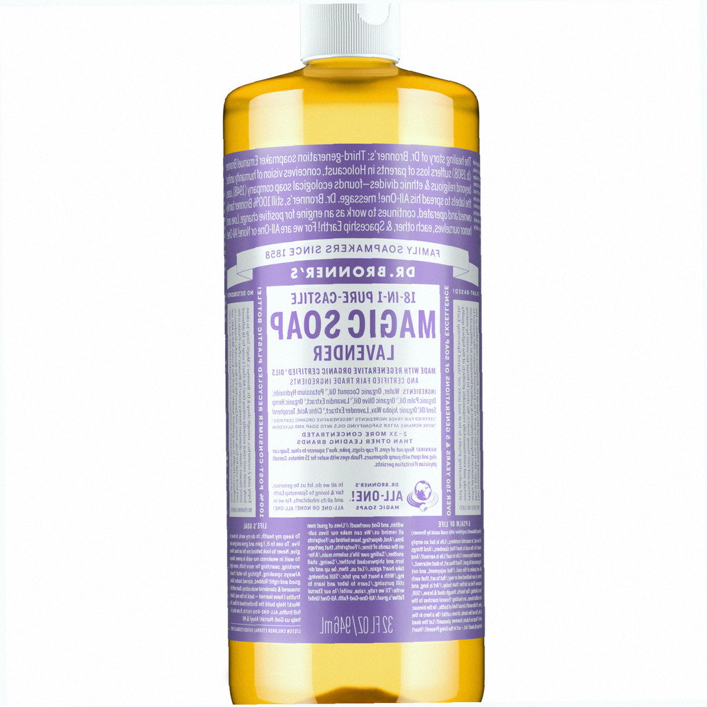 Lavender Pure-Castile Liquid Soap for Body & Hands