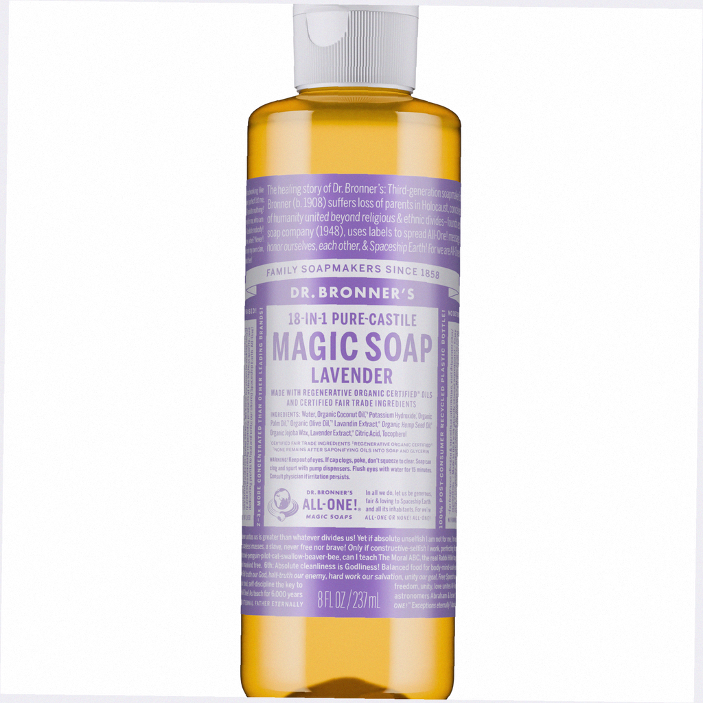 Lavender Pure-Castile Liquid Soap for Body & Hands