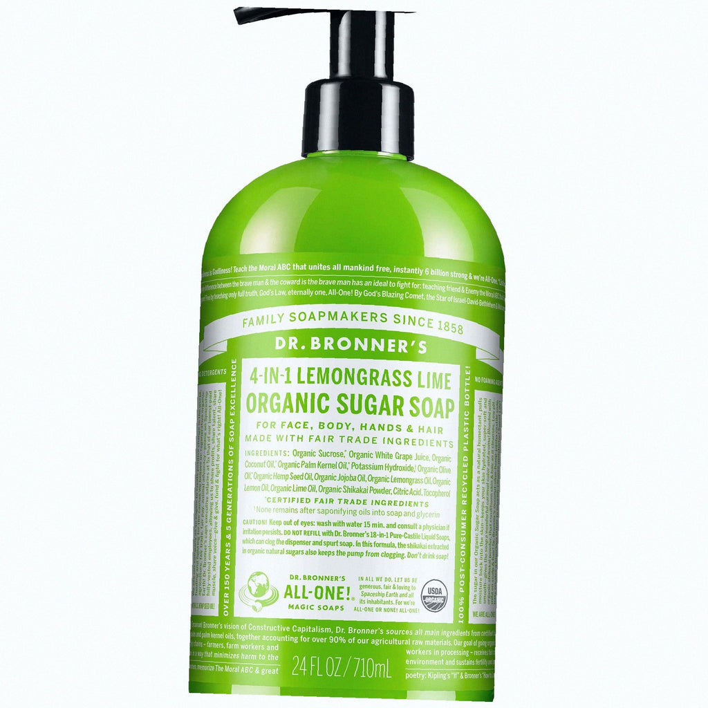 Lemongrass Organic Sugar Soap Creamy Body Wash