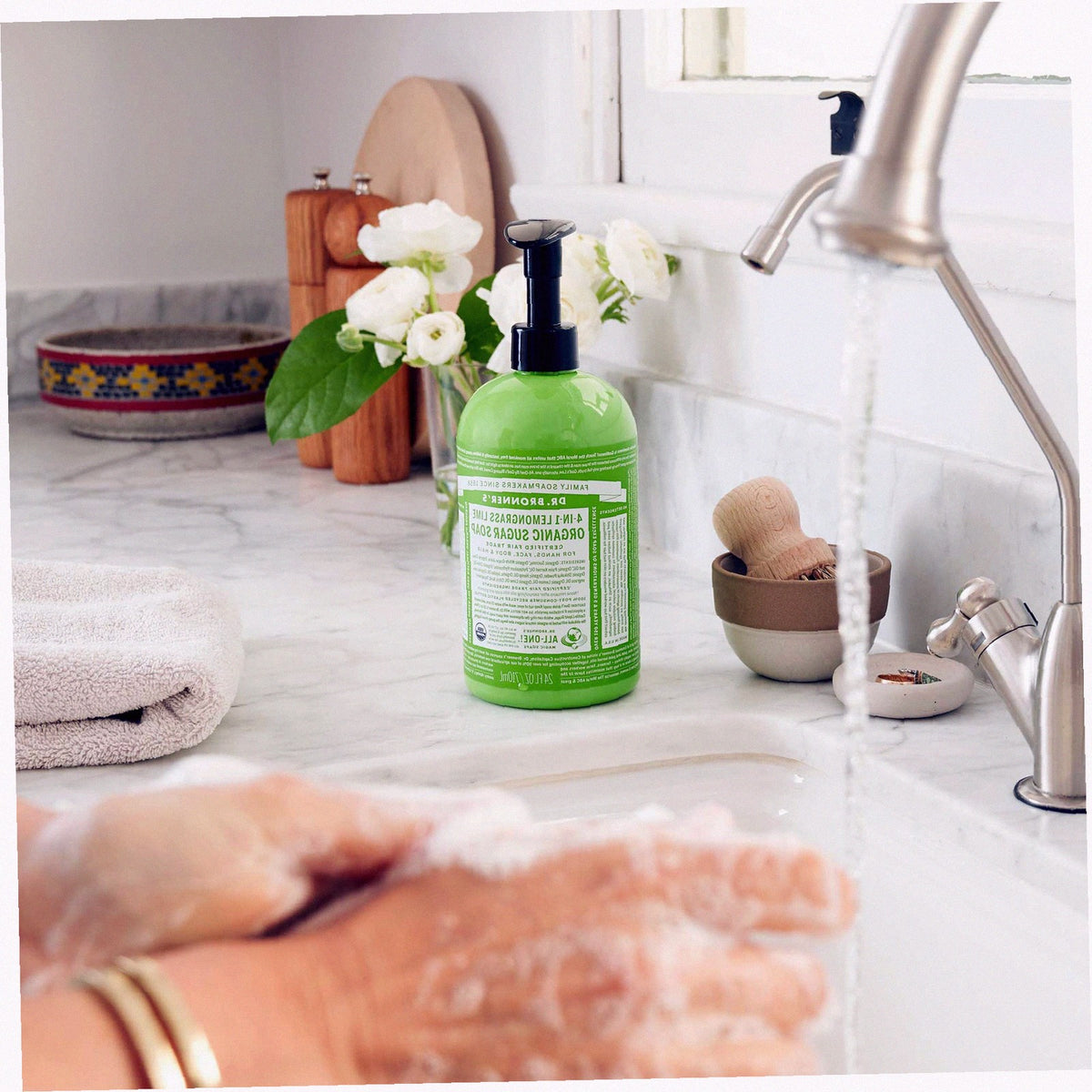 Lemongrass Organic Sugar Soap Creamy Body Wash
