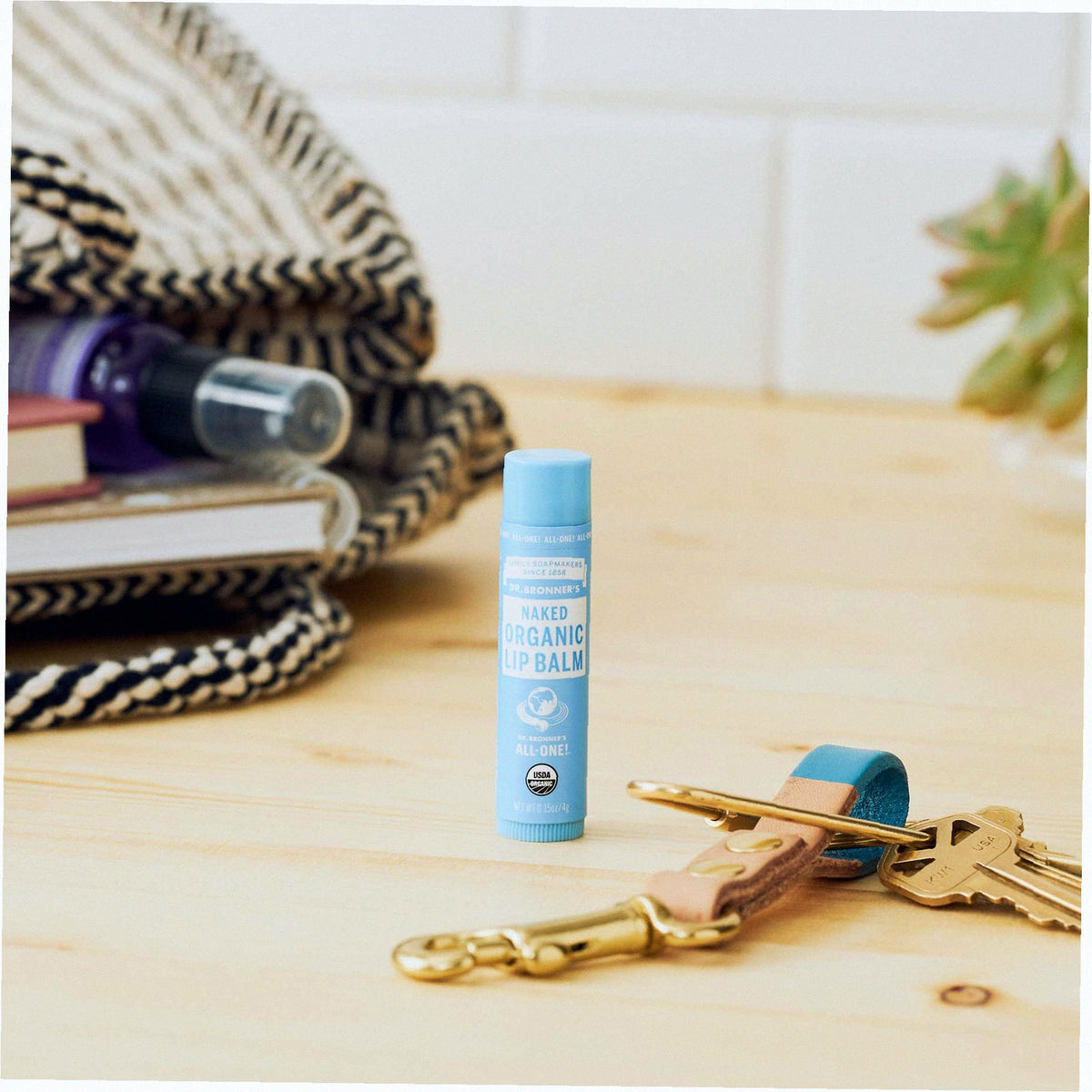 Naked Unscented Organic Lip Balm Natural Moisturizing Care