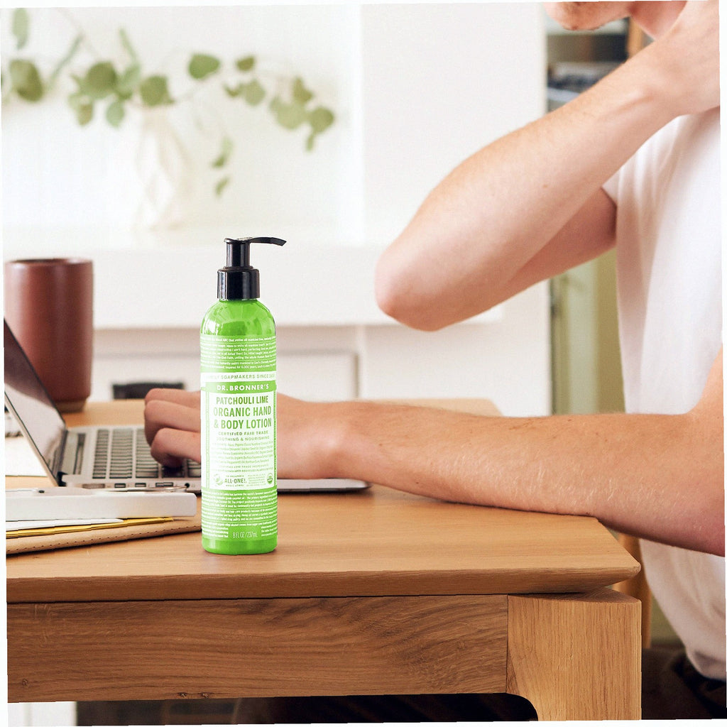 Patchouli Lime Organic Body Lotion Moisturizing Cream
