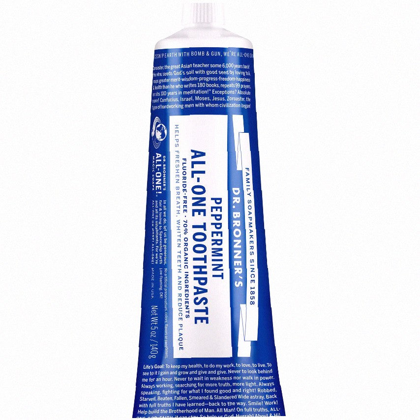 Peppermint All-One Toothpaste Natural Fluoride Free