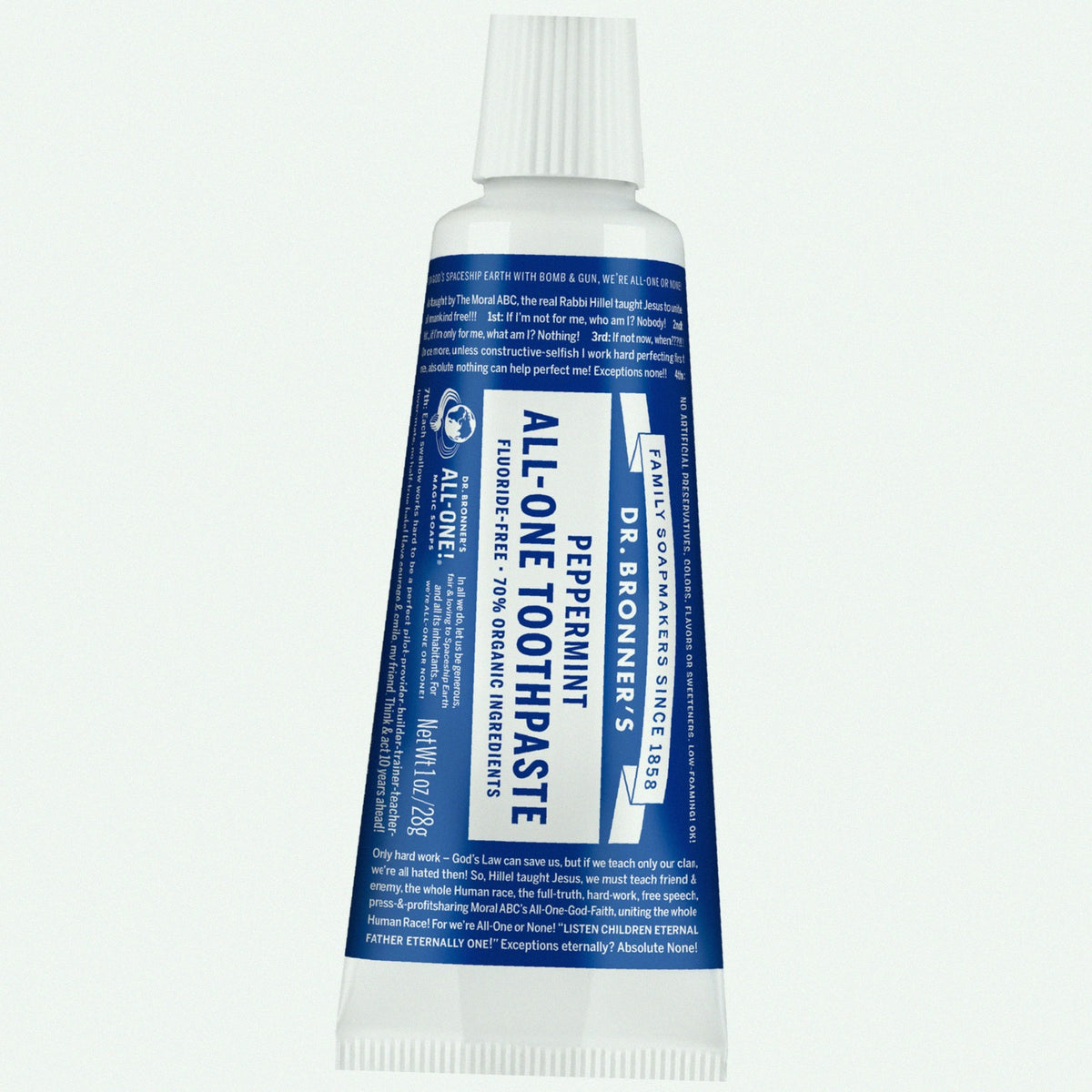 Peppermint All-One Toothpaste Natural Fluoride Free