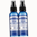 Peppermint Natural Hand Sanitizer Gel 2 Pack Travel