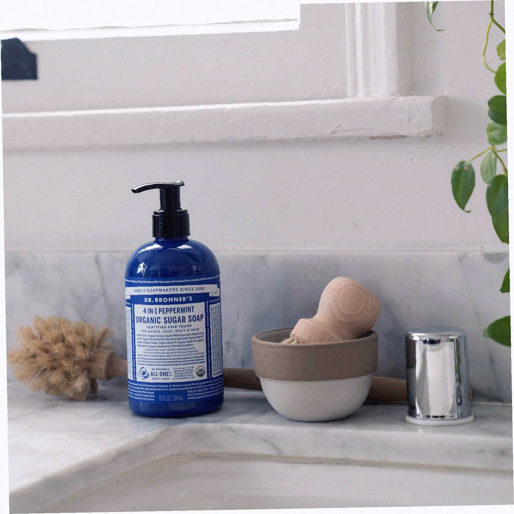 Peppermint Organic Sugar Soap Creamy Body Wash