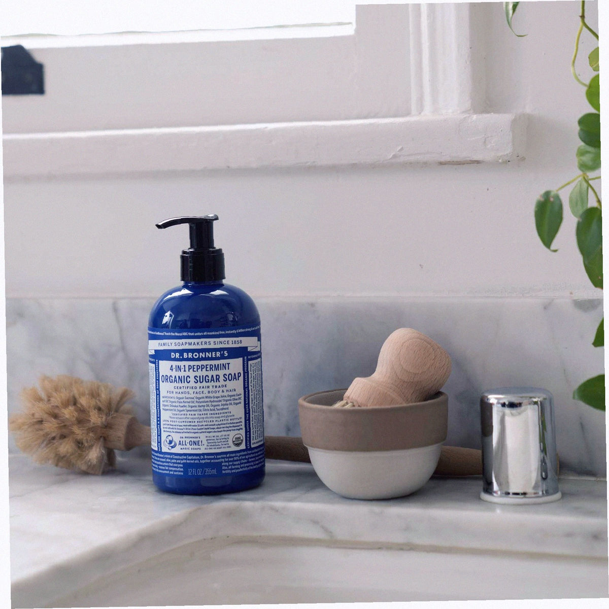 Peppermint Organic Sugar Soap Creamy Body Wash