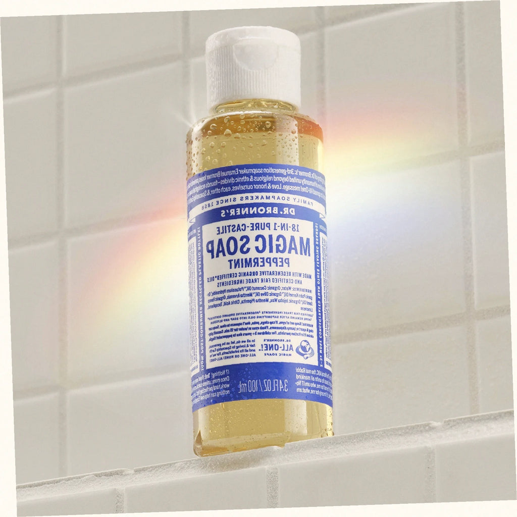 Peppermint Pure-Castile Liquid Soap for Body & Hands