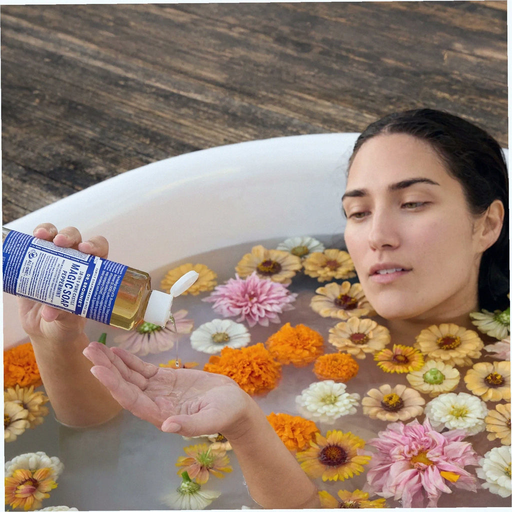 Peppermint Pure-Castile Liquid Soap for Body & Hands