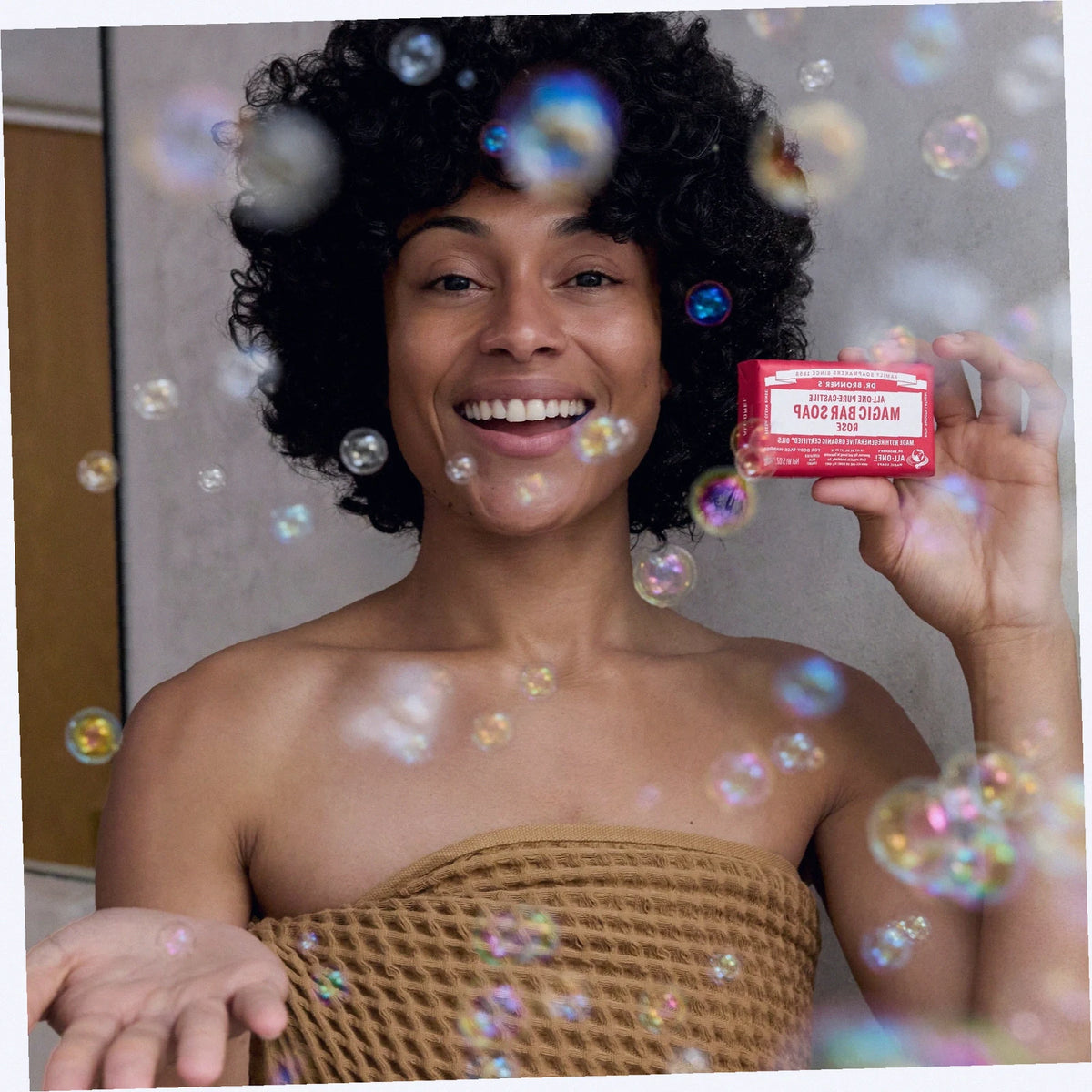 Rose Pure-Castile Bar Soap Natural Hand Cleanser