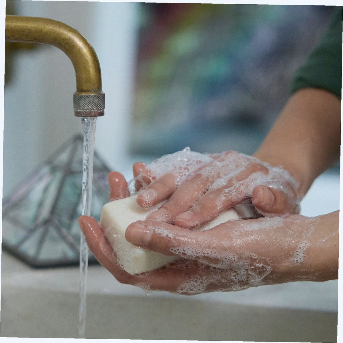 Rose Pure-Castile Bar Soap Natural Hand Cleanser