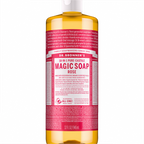 Rose Pure-Castile Liquid Soap for Body & Hands