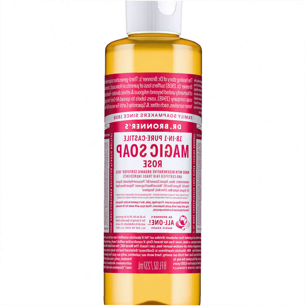 Rose Pure-Castile Liquid Soap for Body & Hands
