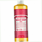 Rose Pure-Castile Liquid Soap for Body & Hands