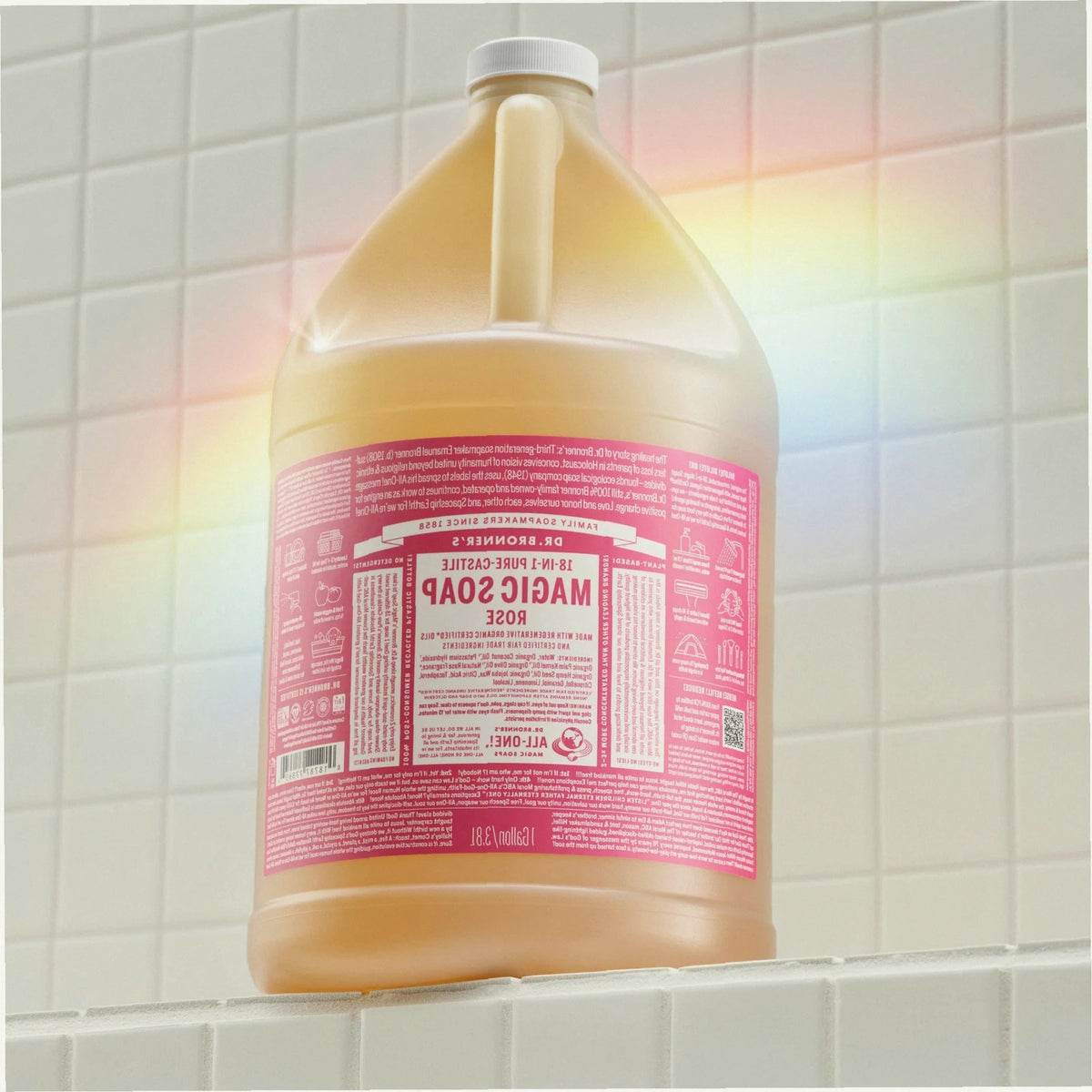 Rose Pure-Castile Liquid Soap for Body & Hands