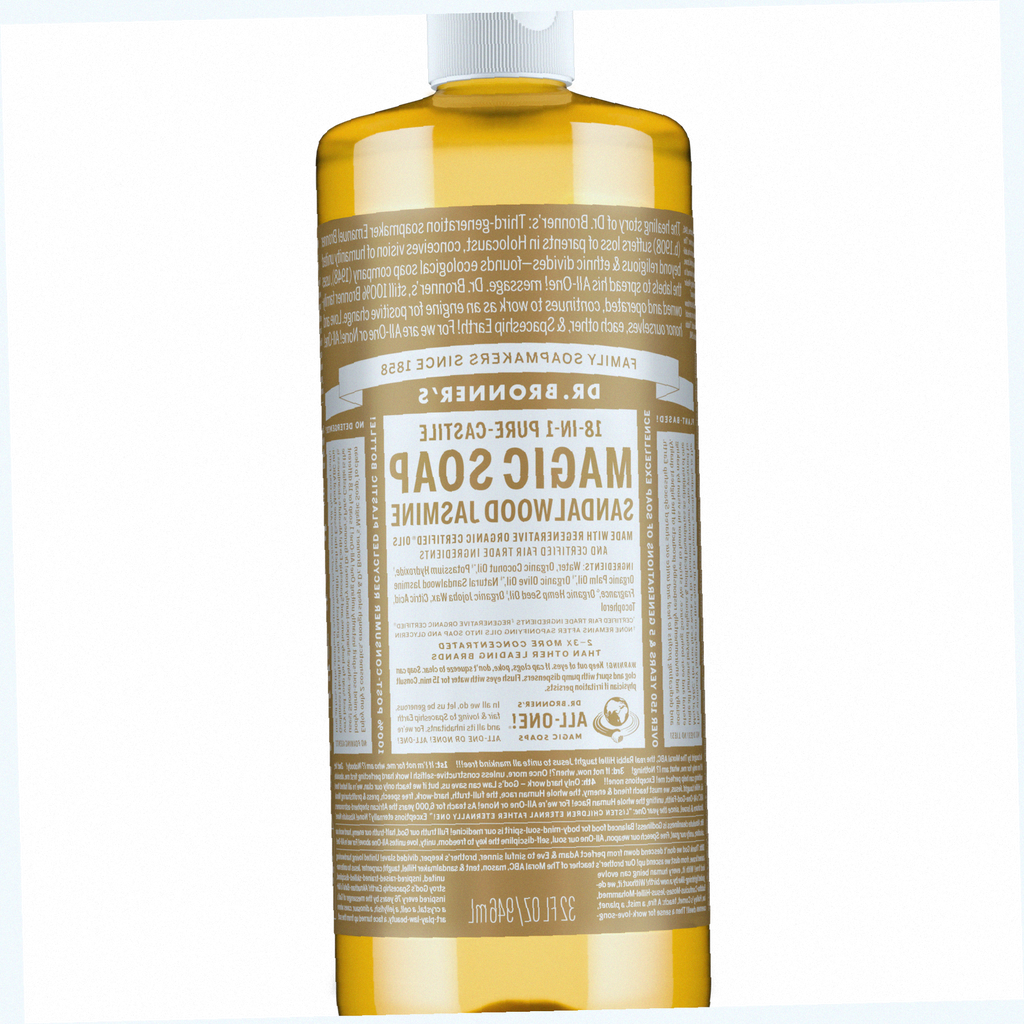 Sandalwood Jasmine Pure-Castile Liquid Soap for Body & Hands