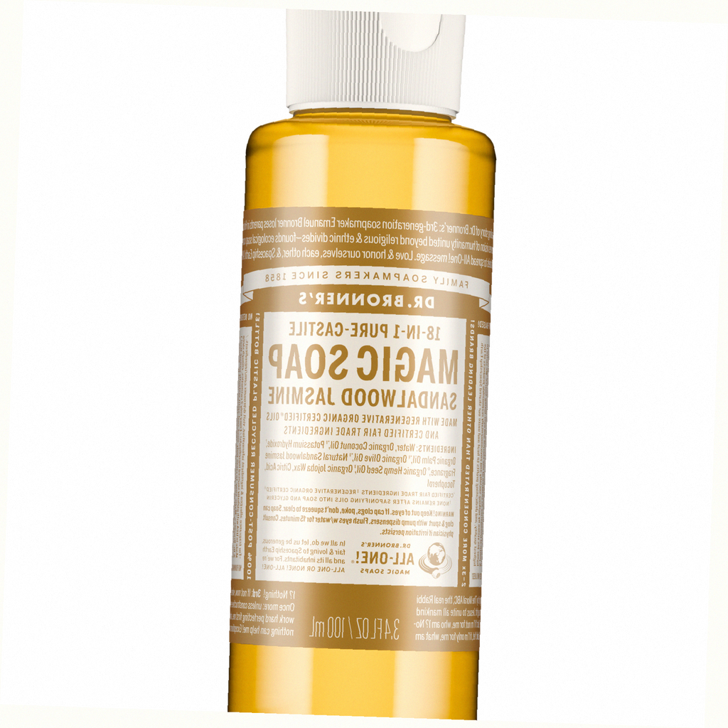 Sandalwood Jasmine Pure-Castile Liquid Soap for Body & Hands