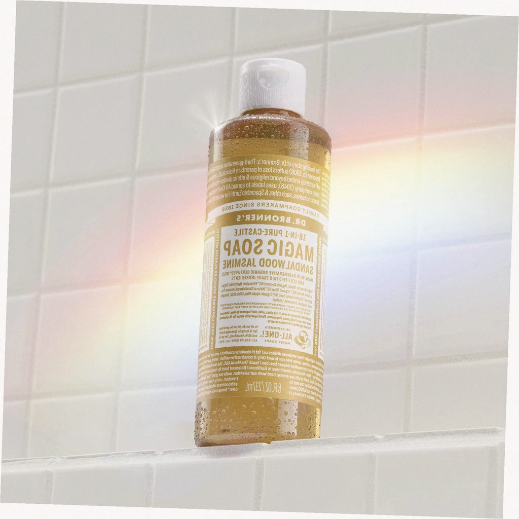 Sandalwood Jasmine Pure-Castile Liquid Soap for Body & Hands
