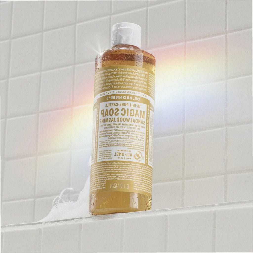 Sandalwood Jasmine Pure-Castile Liquid Soap for Body & Hands