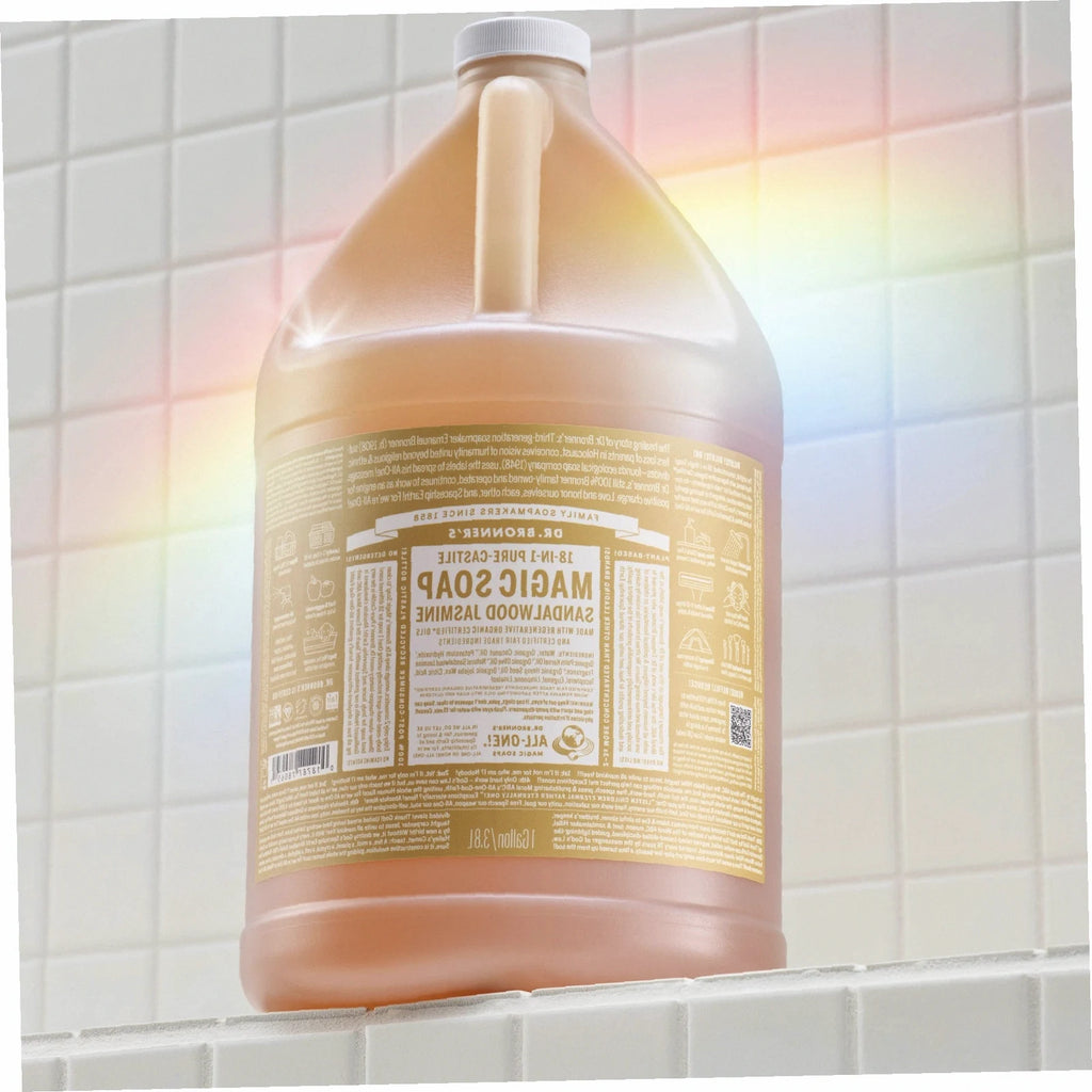 Sandalwood Jasmine Pure-Castile Liquid Soap for Body & Hands