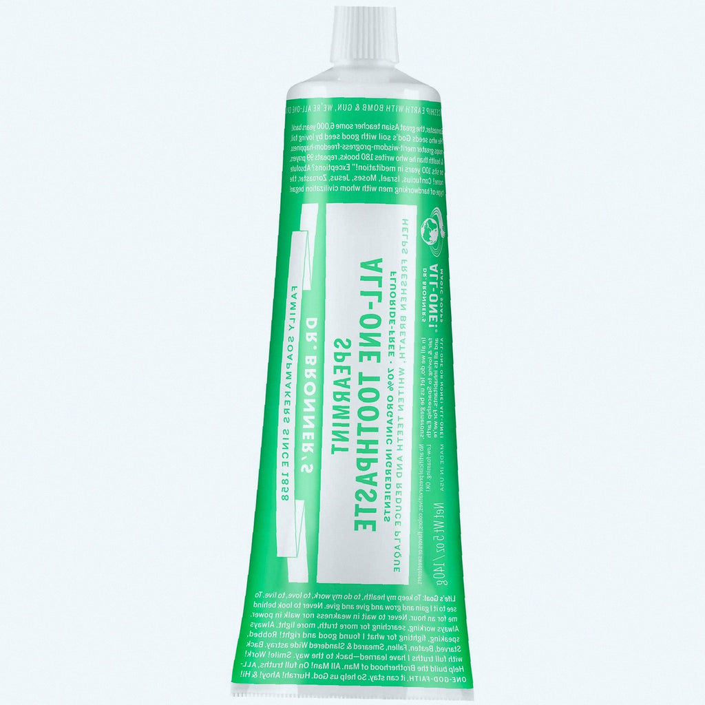 Spearmint All-One Toothpaste Natural Fluoride Free