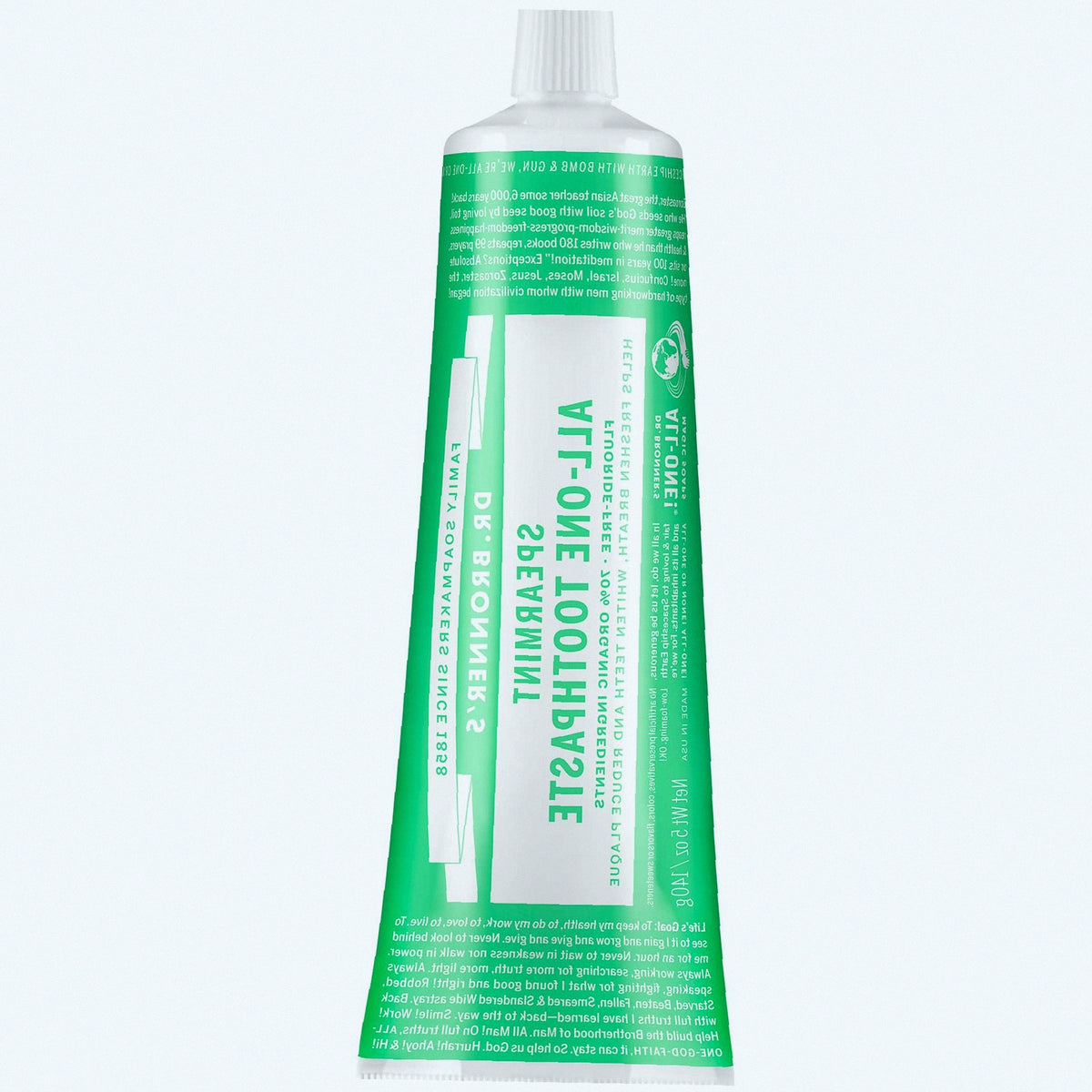 Spearmint All-One Toothpaste Natural Fluoride Free