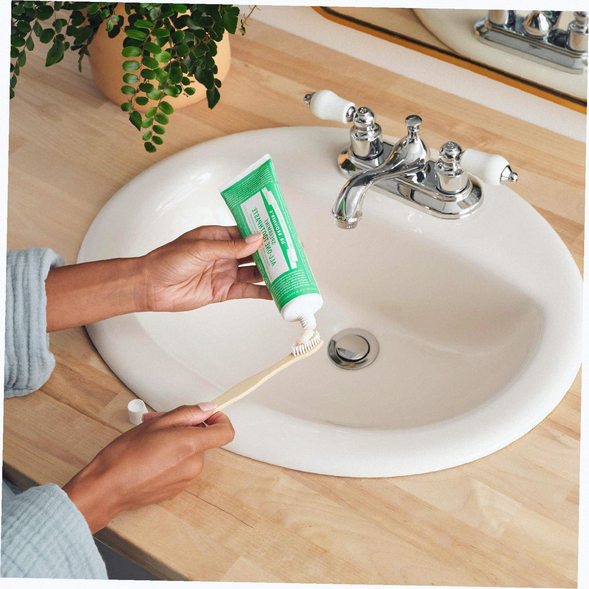 Spearmint All-One Toothpaste Natural Fluoride Free