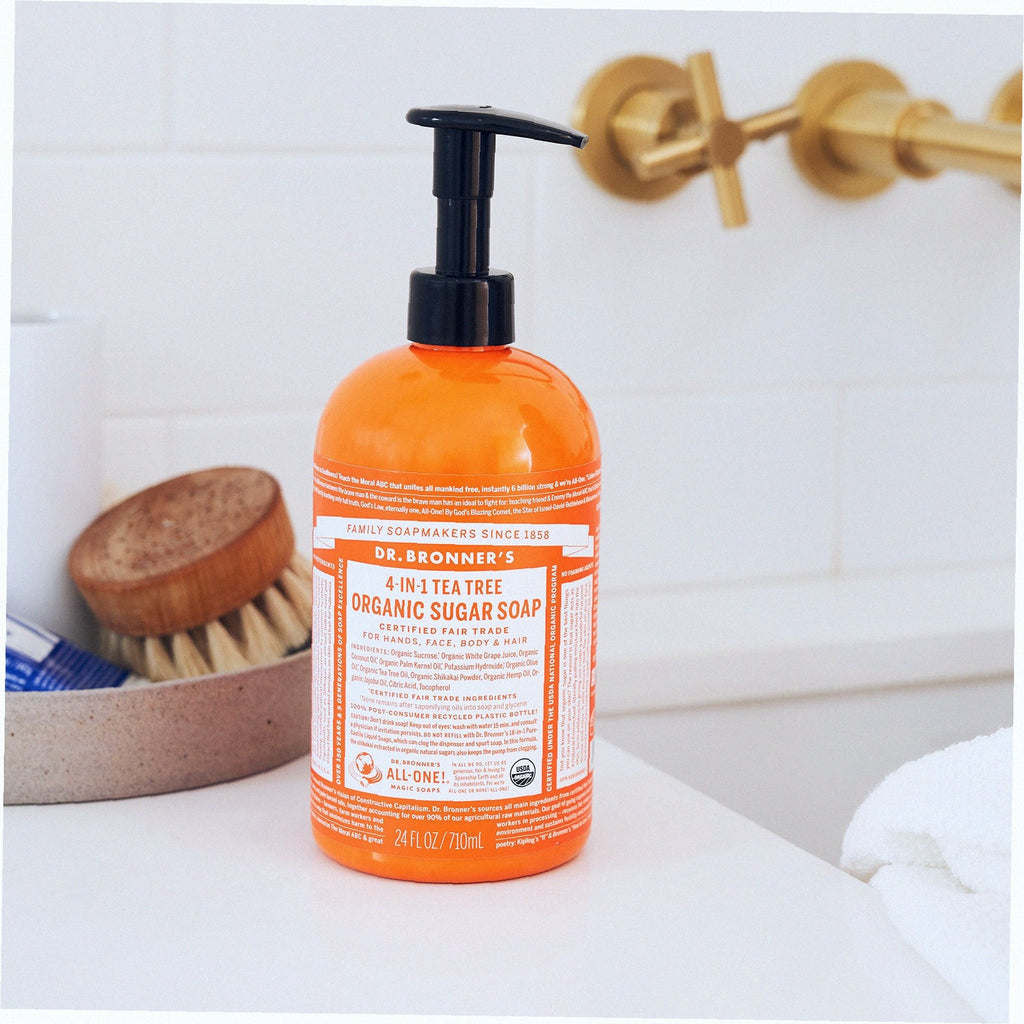 Tea Tree Organic Sugar Soap Creamy Body Wash